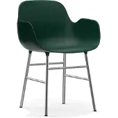 Normann Copenhagen Stoel Form Armchair Chrome Green