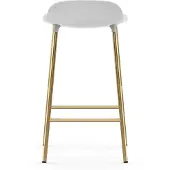 Normann Copenhagen Barstoel Form Barstool 65 cm Brass White