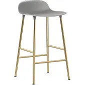 Normann Copenhagen Barstoel Form Barstool 65 cm Brass Grey