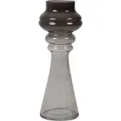 Cozy ibiza Vaas gerookt glas grijs