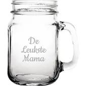 Fusion Gegraveerde Drinkglas 45cl De Leukste Mama