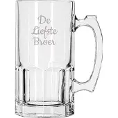 Libbey Gegraveerde Bierpul 1ltr De Liefste Broer