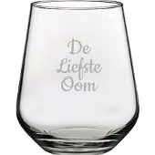Pasabahce Gegraveerde Drinkglas 42,5cl De Liefste Oom