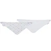 Frogs & Dogs Bandana Bib wit