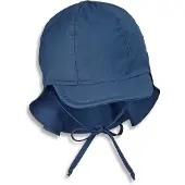 Sterntaler Peaked Cap Met Nekbescherming Blauw | Maat: 51 cm