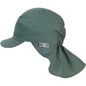 Sterntaler Sterntale Cap Met Nekbescherming Donkergroen | Maat: 53 cm
