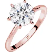 Elli Ring 'Solitärring' rose-goud