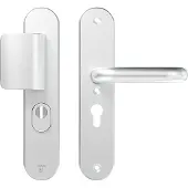 Axa Veiligheidsbeslag Oval Plus D-duwer+kruk U PC55 anti-kerntrek F1