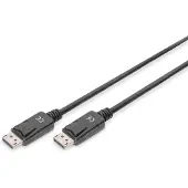 Digitus AK-340100-100-S DisplayPort-kabel DisplayPort Aansluitkabel DisplayPort-stekker, DisplayPort-stekker 10.00 m Zwart