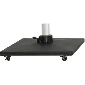 Quax Parasolvoet Vierkant + Wielen - 90 kg