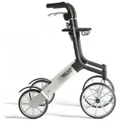 TRUST CARE Rollator Let's Go Out-Zilver / Zwart