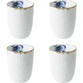 HEINEN - Blauw Bloesem - Cappucinobeker 0,20L h11cm