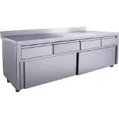 Saro Schuifdeurkast - 4 Lades.1800x700mm Met Opstand, 700-2320