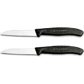 Victorinox Groentemes Swiss Classic Zwart (2-Delig)
