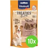 Vitakraft Treaties Bits leverworst - hondensnack - 120 gram - 10 Verpakkingen