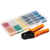 ABC-led Krimptang + kabelschoentjes set - 800 stuks