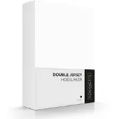 Romanette Hoeslaken Wit (Double Jersey)-2-persoons (140/150 x 200/210/220 cm)