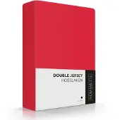 Romanette Hoeslaken Rood (Double Jersey)-Lits-Jumeaux (160/180 x 200/210/220 cm)
