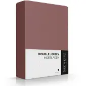 Romanette Hoeslaken Taupe (Double Jersey)-Lits-Jumeaux (160/180 x 200/210/220 cm)