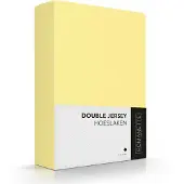 Romanette Hoeslaken Geel (Double Jersey)-2-persoons (140/150 x 200/210/220 cm)