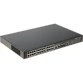 Dahua PFS4226-24ET-360-V3 24-poorts 100 Mbps + 2-poorts Gigabit Beheerd PoE Switch