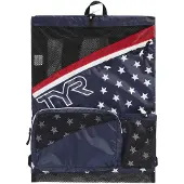Tyr Elite Team Mesh Rugzak 40L Rood / Blauw