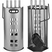 Huismerk Premium Houtkachel Set Met RVS Handvat - 5 Delig