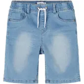 Name It Kids Jeans 'Ryan' blauw denim / karamel