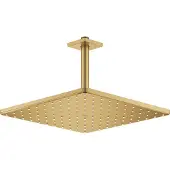 GROHE Regendoucheset rainshower mono cube 31 cm met plafondarm cool sunrise geborsteld