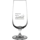 Fusion Gegraveerde bierglas op voet 41cl Geldermalsen
