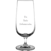 Fusion Gegraveerde bierglas op voet 41cl De Beste Schoonvader