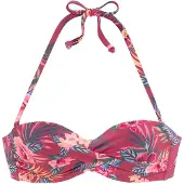 s.Oliver Bikinitop blauw / donkergroen / pink