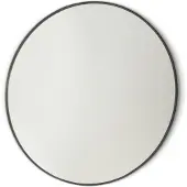 Royal plaza Merlot spiegel 60x60cm zonder verlichting rond Glas Zwart mat
