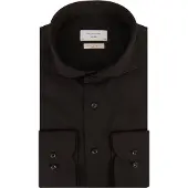 Profuomo Japanese Knitted Overhemd Zwart