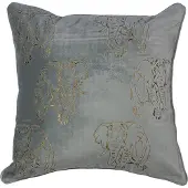 Mars & More *kussen fluweel grijs olifant 45x45cm*