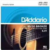 Daddario EJ11 80/20 Bronze 12-53