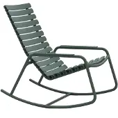 Houe Schommelstoel Reclips Rocking Chair Olive green