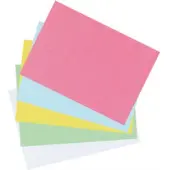 Herlitz Geruit Briefkaarten - DIN A7 - Geel