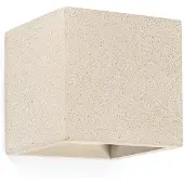 Faro KAMEN, Mat, Vierkant, 1 lamp, G9 fitting, IP20, Beige