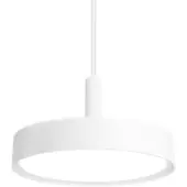 Louis Poulsen LP Slim Round Suspended White | 3000K | Ø: 250 mm