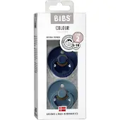BIBS Fopspeen maat 2 deep space/petrol 2 pack