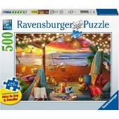 Ravensburger puzzel Gezellige cabana - Legpuzzel - 500 stukjes extra groot