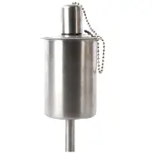 Esschert Design Tuinfakkel Fancy Flames Zilver 7,8 X 7,8 X 115,5 Cm