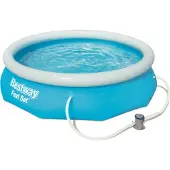 Bestway Opblaaszwembad Fast Set Rond Met Filterpomp 305x76cm