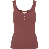 Pieces slim fit tanktop van mix van biologisch katoen model 'KITTE'
