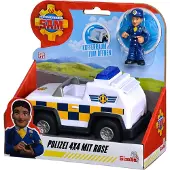 Simba Brandweerman Sam Politie 4x4 Jeep met Speelfiguur