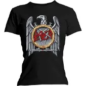 Ginza.se Slayer Dames Tshirt -S- Silver Eagle Zwart