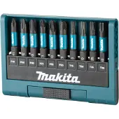 Makita Accessoires E-12011 Slagschroefbitset | 10-delig | X Impact Black - E-12011