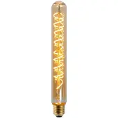 Lucide T32 - Filament lamp - Ø 3,2 cm - LED Dimbaar - E27 - 1x4,9W 2200K - Amber