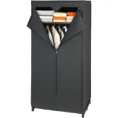 Wenko Kledingkast Deep Black Met Plank
